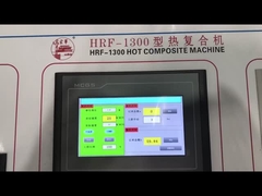 ¿Cómo funciona la máquina de laminado en caliente HRF-1300?